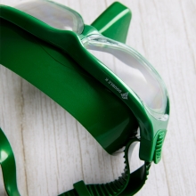 더블케이 프리다이빙 스노클링 마스크 재규어R 쉬머 - 그린