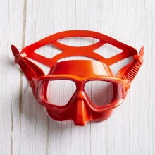 더블케이 프리다이빙 스노클링 마스크 재규어R 쉬머 - 레드