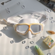 더블케이 프리다이빙 스노클링 마스크 재규어R 오로라 - 옐로우