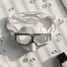 더블케이 프리다이빙 스노클링 마스크 재규어R 메탈 - 그레이 + 화이트