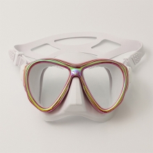 더블케이 프리다이빙 스노클링 마스크 M229 오로라 - 레드 + 화이트