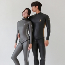 더블케이 프리다이빙 웻슈트 SCS 뉴펠로 투피스 슈트(일반/3D)