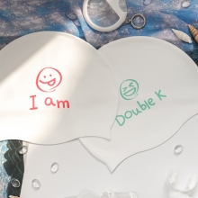 더블케이 프리다이빙 모자 실리콘 수모 I am