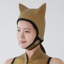 더블케이 프리다이빙 모자 고양이귀 다이빙 후드(주문제작)