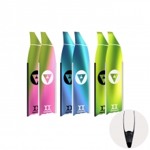 알케미 프리다이빙 스노클링 V3-30 오로라 - 파토스 풋포켓 롱핀