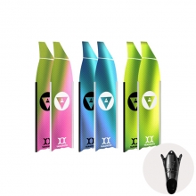 알케미 프리다이빙 스노클링 V3-30 오로라 - C4-250 풋포켓 롱핀