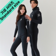 더블케이 프리다이빙 웻슈트 오픈셀 3D 투피스 기성 사이즈 슈트