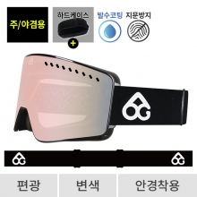 2526 로그 보드 스키 고글 클라이맥스 프로 오리지널 블랙 - 샴페인골드 편광+변색 555(555 Climax)