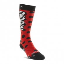 2526 써리투 여성용 스노우보드 양말 메리노 삭스 - 레드/블랙 (T.26.OZW.WMS.RD)