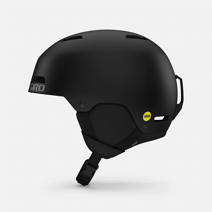 2526 지로 스노우보드 아시안핏 헬멧 렛지 밉스 - 매트 블랙 (GR25LEDMAF-MB)