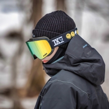 2526 아이엑스나인 보드 스키 고글 IX3 프로 03 운 시그니쳐 - 아이스 골드 변색 (2526IX3Pro0003)