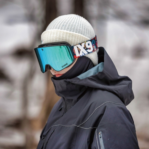 2526 아이엑스나인 스노우보드 고글 IX3 프로 05 그래피티 - 아이스 블루 변색 (2526IX3Pro0005)