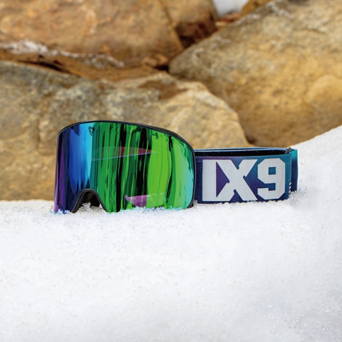 2526 아이엑스나인 스노우보드 고글 IX3 프로 10 아크틱 오로라 - 에메랄드 변색 (2526IX3Pro0010)