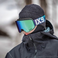 2526 아이엑스나인 스노우보드 고글 IX3 프로 10 아크틱 오로라 - 에메랄드 변색 (2526IX3Pro0010)