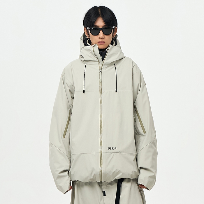 2526 어스투 스노우보드복 자켓 3L 플랩 코어 OJK001 - 펠리칸 (OJK001PE)