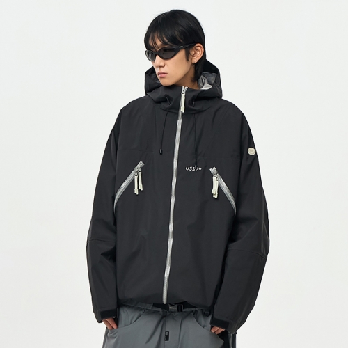 2526 어스투 스노우보드복 자켓 3L 엑시스 OJK003 - 블랙 (OJK003BK)