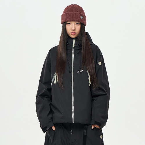 2526 어스투 스노우보드복 자켓 3L 엑시스 OJK003 - 블랙 (OJK003BK)