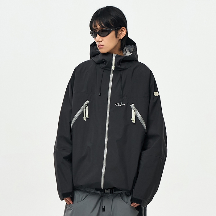 2526 어스투 스노우보드복 자켓 3L 엑시스 OJK003 - 블랙 (OJK003BK)