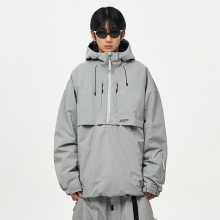 2526 어스투 스노우보드복 자켓 스티치 Pt 사이드 집업 OJK005 - 그레이 (OJK005GE)