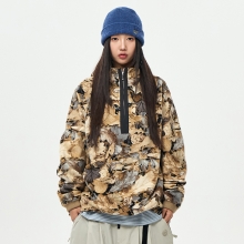 2526 어스투 스노우보드 후드티 플리스 하프집업 후디 OHD001 - 패턴 (OHD001PA)