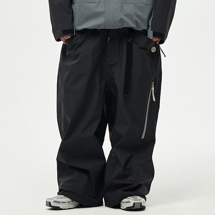 2526 어스투 스노우보드복 팬츠 3L 에어로 쉴드 OSP002 [레귤러핏] - 블랙 (OSP002BK)