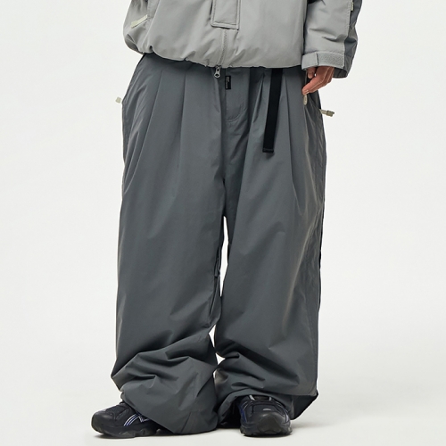 2526 어스투 스노우보드복 팬츠 더블 라인 터크 OSP004 [루즈핏] - 딥 그레이 (OSP004DG)