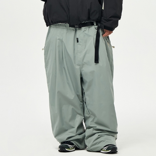 2526 어스투 스노우보드복 팬츠 더블 라인 터크 OSP004 [루즈핏] - 라임 스톤 (OSP004LS)