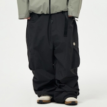 2526 어스투 스노우보드복 팬츠 U포켓 카고 OSP005 [루즈핏] - 블랙