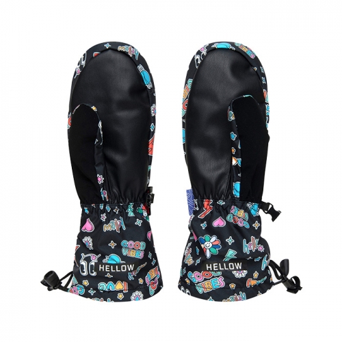 2526 헬로우 아동용 스노우보드 벙어리 장갑 키즈 미튼 - 굿 바이브 (25FW_KID_GV)