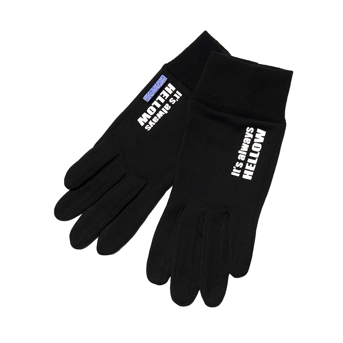 2526 헬로우 스노우보드 장갑 이너 글러브 - 블랙 (25FW_hwIN01_BK)