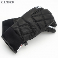 2526 루디스 남녀공용 스키 벙어리 장갑 슬로프 트리거 미튼 - 블랙 (26LRPDUG08-BK)