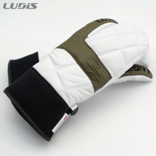 2526 루디스 남녀공용 스키 벙어리 장갑 슬로프 트리거 미튼 - 화이트/올리브 (26LRPDUG08-W/O)