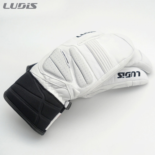 2526 루디스 아동용 스키 벙어리 장갑 다운힐 J 트리거 미튼 - 화이트 (26LRPDJG01-WH)