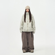 어스투 스노우보드복 코디세트 #7 / 2526 어스투 스노우보드 자켓 3L 플랩 코어 OJK001 - 펠리칸 + 2526 어스투 스노우보드복 팬츠 더블 라인 터크 OSP004 [루즈핏] - 토프