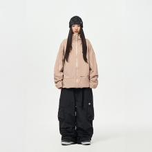 어스투 스노우보드복 코디세트 #8 / 2526 어스투 스노우보드 자켓 3L 플랩 코어 OJK001 - 마호가니 + 2526 어스투 스노우보드복 팬츠 U포켓 카고 OSP005 [루즈핏] - 블랙