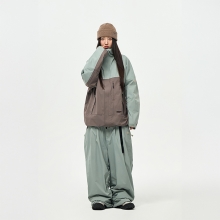 어스투 스노우보드복 코디세트 #14 / 2526 어스투 스노우보드 자켓 3L 컬러웨이 OJK002 - 토프 + 2526 어스투 스노우보드복 팬츠 더블 라인 터크 OSP004 [루즈핏] - 라임 스톤