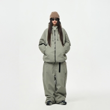 어스투 스노우보드복 코디세트 #22 / 2526 어스투 스노우보드 자켓 3L 엑시스 OJK003 - 라우렐 + 2526 어스투 스노우보드복 팬츠 3L 에어로 쉴드 OSP002 [레귤러핏] - 라우렐