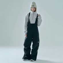 2526 헬로우 스노우보드복 팬츠 러셀 3L 빕팬츠 - 블랙 (HW25PT07-BK)