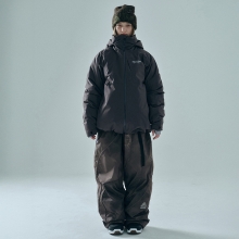 헬로우 스노우보드복 코디세트 #1 / 2526 헬로우 스노우보드복 자켓 완더 구스 다운 - 더스티 그레이 + 2526 헬로우 스노우보드복 팬츠 2L 디코이 - 브라운
