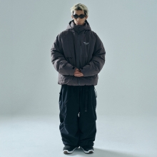 헬로우 스노우보드복 코디세트 #2 / 2526 헬로우 스노우보드복 자켓 완더 구스 다운 - 더스티 그레이 + 2526 헬로우 스노우보드복 팬츠 2L 디코이 - 블랙