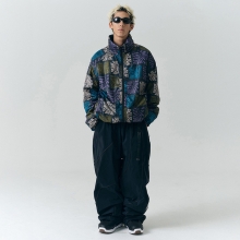 헬로우 스노우보드복 코디세트 #6 / 2526 헬로우 스노우보드복 자켓 인슐레이션 산그리메 - 정글 + 2526 헬로우 스노우보드복 팬츠 2L 디코이 - 블랙