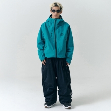 헬로우 스노우보드복 코디세트 #19 / 2526 헬로우 스노우보드복 자켓 3L 아우라 - 비리디안그린 + 2526 헬로우 스노우보드복 팬츠 2L 디코이 - 블랙