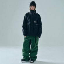 헬로우 스노우보드복 코디세트 #28 / 2526 헬로우 스노우보드복 자켓 2L 디코이 - 블랙 + 2526 헬로우 스노우보드복 팬츠 2L 팜파스 - 포레스트그린