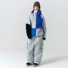 헬로우 스노우보드복 코디세트 #32 / 2526 헬로우 스노우보드복 자켓 2L 트레이스 - 블루보닛 + 2526 헬로우 스노우보드복 팬츠 2L 엘리시움 - 퀼그레이