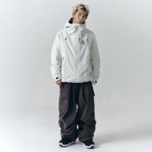 헬로우 스노우보드복 코디세트 #48 / 2526 헬로우 스노우보드복 자켓 2L 팜파스 - 메리노 + 2526 헬로우 스노우보드복 팬츠 2L 아우라 - 더스티그레이