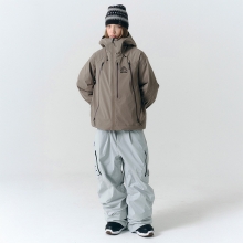 헬로우 스노우보드복 코디세트 #49 / 2526 헬로우 스노우보드복 자켓 2L 팜파스 - 샌드리프트 + 2526 헬로우 스노우보드복 팬츠 2L 엘리시움 - 퀼그레이