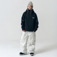 헬로우 스노우보드복 코디세트 #65 / 2526 헬로우 스노우보드복 자켓 3L 오르다 - 블랙 + 2526 헬로우 스노우보드복 팬츠 3L 오르다 - 메리노