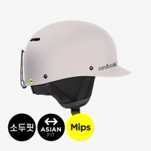 2526 샌드박스 아시안 핏 보드 스키 헬멧 밉스 클래식 2.0 - 화이트 (CL2MP-SNO-ASA-WHT)