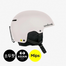 2526 샌드박스 아시안 핏 보드 스키 헬멧 밉스 아이콘 - 화이트 (ICOMP-SNO-ASA-WHT)