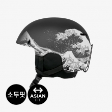 2526 샌드박스 아시안 핏 보드 스키 헬멧 아이콘 - 보드 아카이브 블랙 (ICON-SNO-ASA-BABLK)